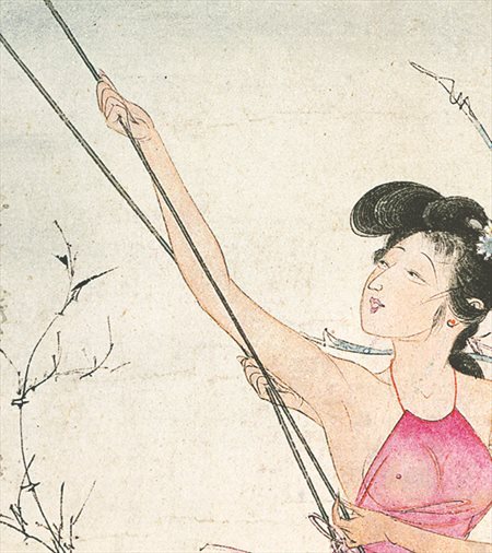 华宁县-胡也佛的仕女画和最知名的金瓶梅秘戏图